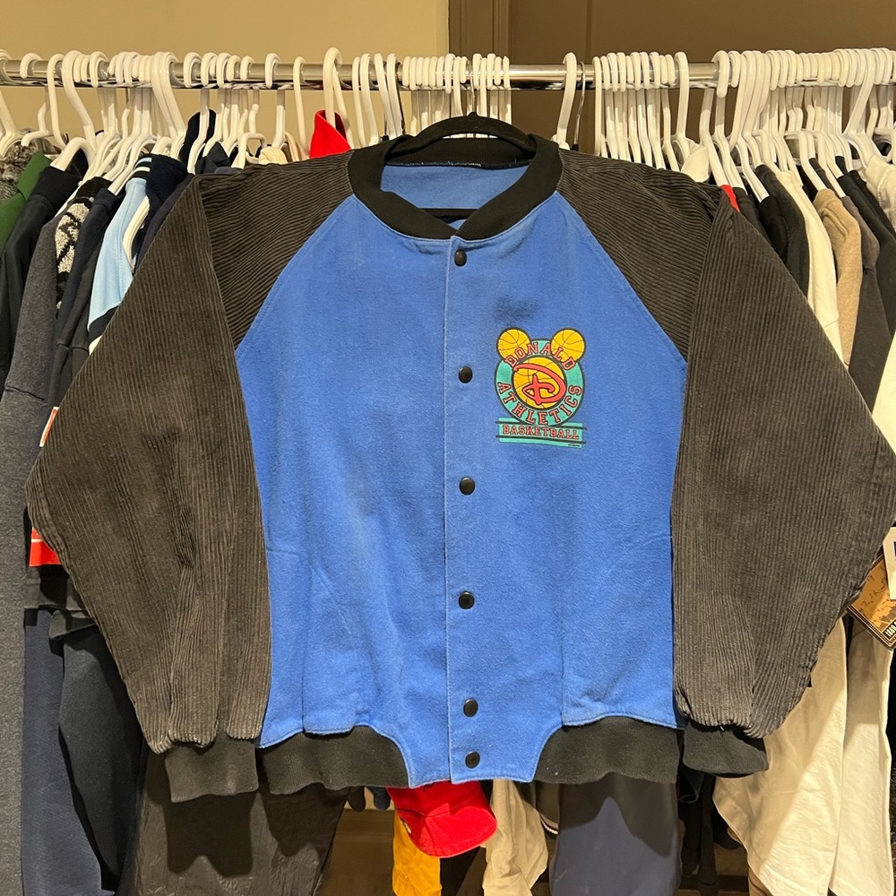 90s Donald Duck Dunk Jacket Rare Sz‎ M/L
